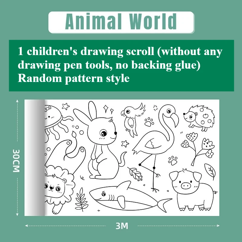 DIY Drawing Roll Sticky Color Filling Paper Graffiti - Image 6